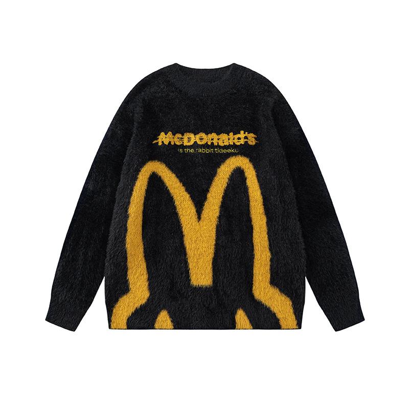 BuyMcDonald's New Year pullover Christmas sweater for Couple Women Men Now Cheaper With 3 - 5 Days Ship - PajamasBuy